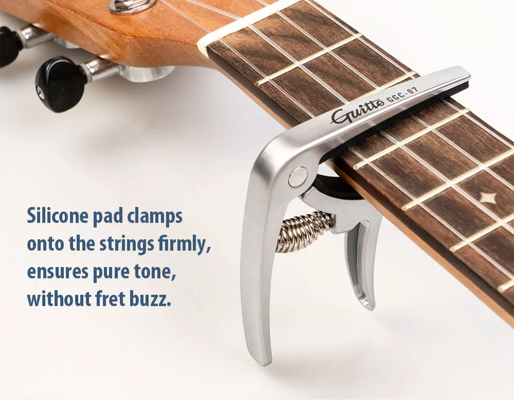 JOYO Guitto Series GGC-06/07 Guitar Capo Zinc Alloy Metal Capo Tuning Clamp for Acoustic Classic Electric Guitar and Ukulele