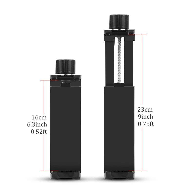 BFOLLOW Tablet Big Holder with 1/4" Female for iPad Pro 12.9" 11" Air Mini Clamp Stand Tripod Samsung Huawei Xiaomi Bracket