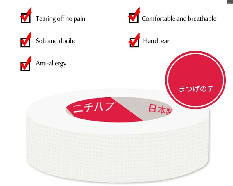 900cm Eyelash Extension Lint Free Eye Pads Grafted Lashes White Paper Under Patch Prevent Allergy Eyelashes Tape Make Up Tools