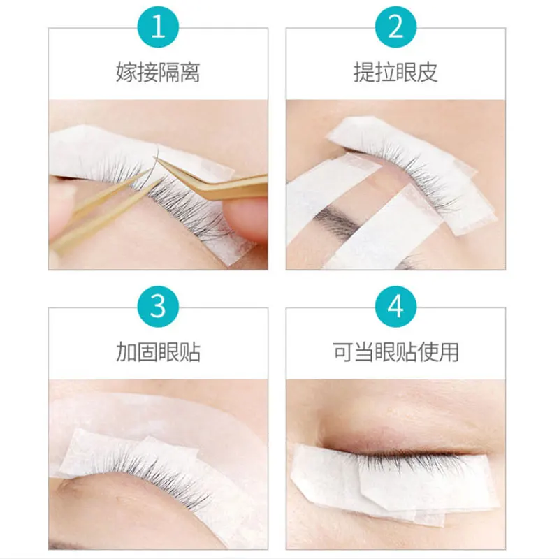 900cm Eyelash Extension Lint Free Eye Pads Grafted Lashes White Paper Under Patch Prevent Allergy Eyelashes Tape Make Up Tools