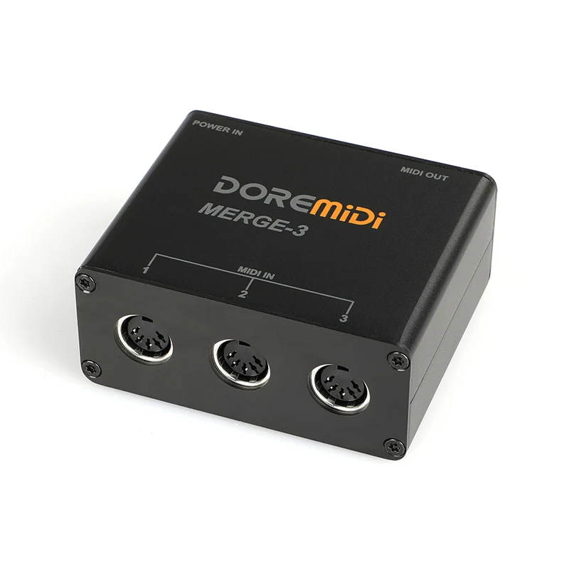 DOREMiDi MIDI Merge-3 MIDI Input 2 MIDI Output Support USB Power MERGE-3