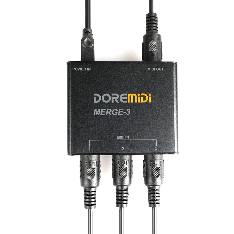 DOREMiDi MIDI Merge-3 MIDI Input 2 MIDI Output Support USB Power MERGE-3