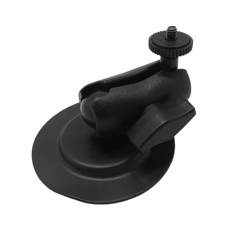 Rubber Ball Head Mount Car Dashboard Suction Cup Round Plate with Adhesive Tape for GPS Camera Smartphones Accessories