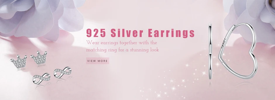 Original 925 Sterling Silver Ring Love Heart Wishbone Moon Sun Rings Crystal Rose Gold For Women Wedding Gift Luxury Jewelry