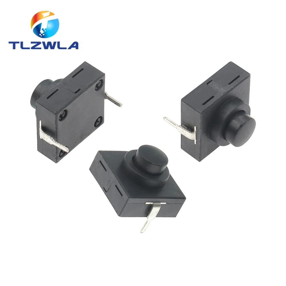 10PCS Flashlight Button Switch 1A 30V CB-1212-112D 2Pin Ultra-Thin Middle Of The Feet 12X12X9.4MM