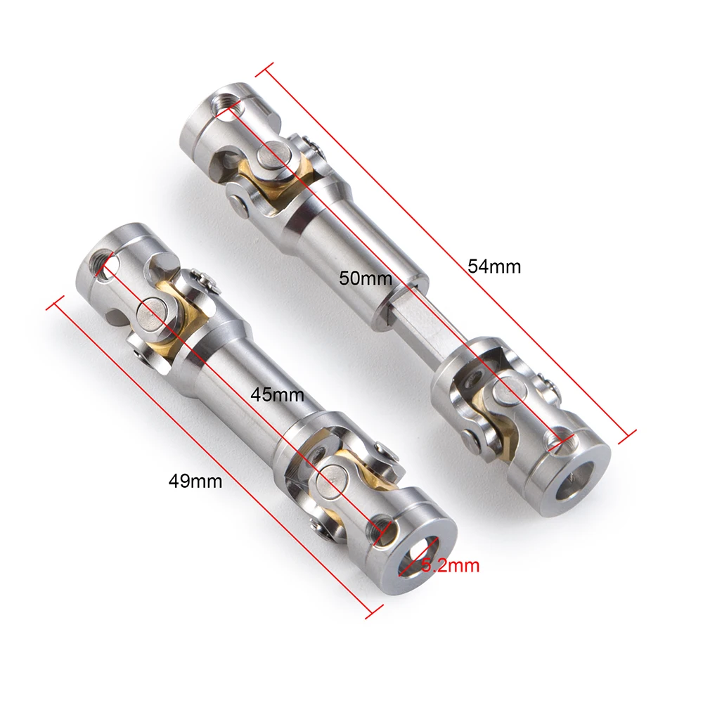 TRINOOD 1PCS Tamiya Drive Shaft Joint for 1/14th Scale Tamiya RC Trailer Tractor Truck Model Car Upgrade Parts