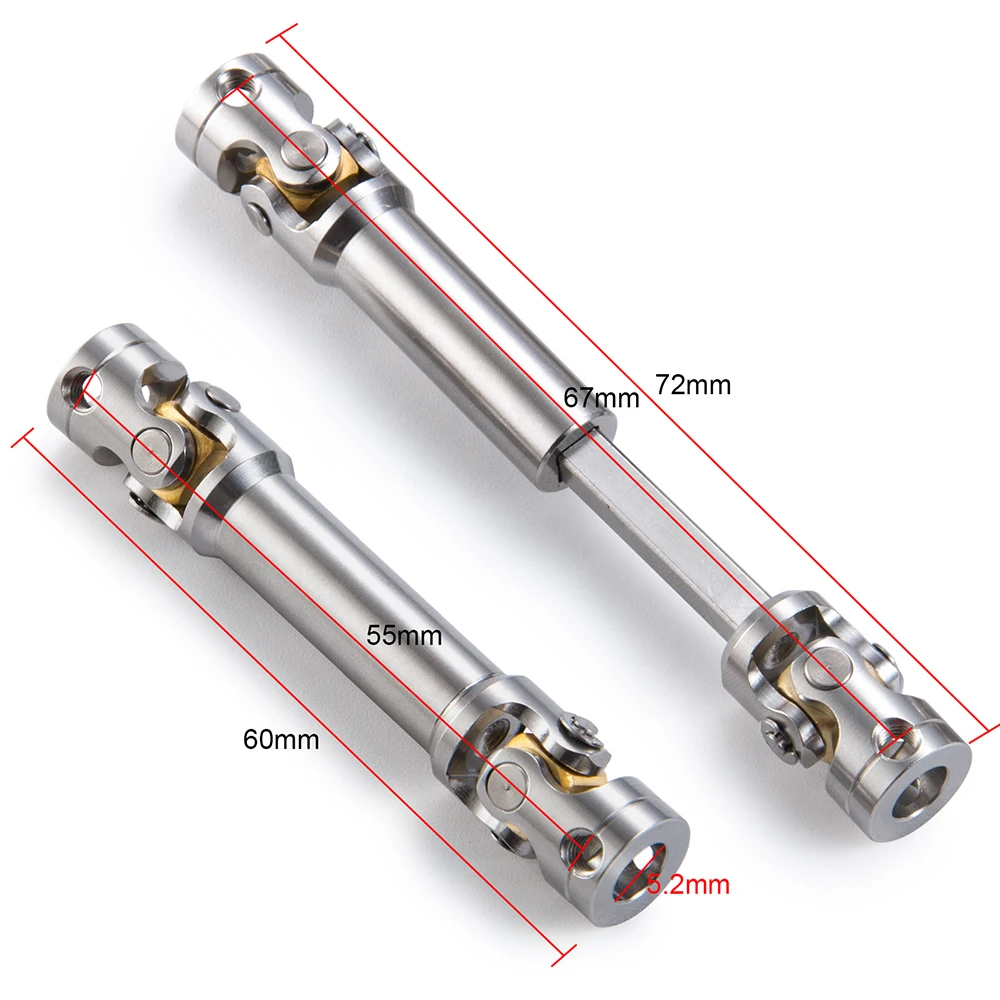 TRINOOD 1PCS Tamiya Drive Shaft Joint for 1/14th Scale Tamiya RC Trailer Tractor Truck Model Car Upgrade Parts