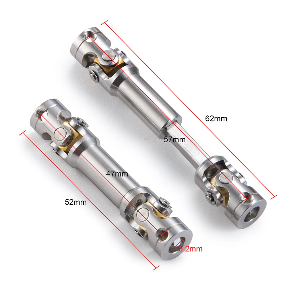 TRINOOD 1PCS Tamiya Drive Shaft Joint for 1/14th Scale Tamiya RC Trailer Tractor Truck Model Car Upgrade Parts