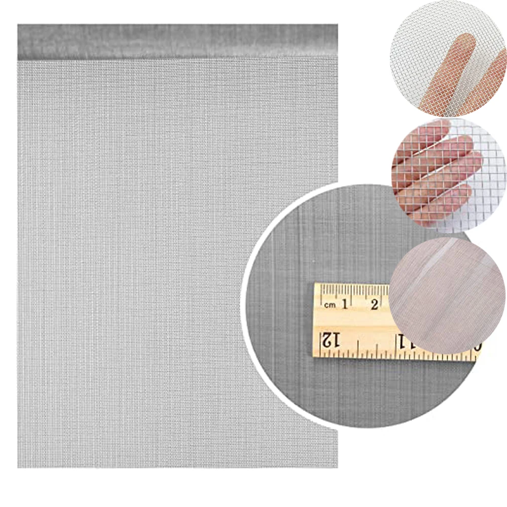 304 Stainless Steel Filter Screen 10-400 Mesh Woven Wire High Quality Stainless Steel Screening Filter Sheet for Ventilation
