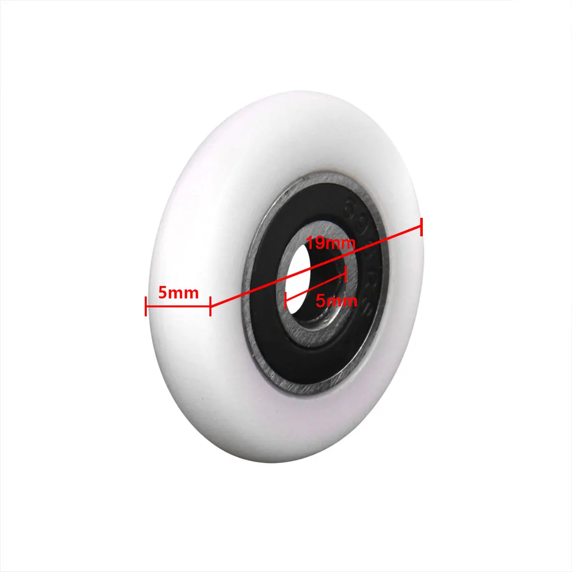 8 Pcs/set Bath shower cabinet roller wheel shower room accessories bearing roller wheel 19/23/25/27mm