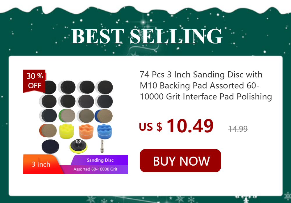 Sanding Discs 1 Inch 120 PCS Wet/Dry Sandpaper Hook and Loop 60-10000 Grits Polishing Pad, for Dremel Drill Grinder Rotary Tools