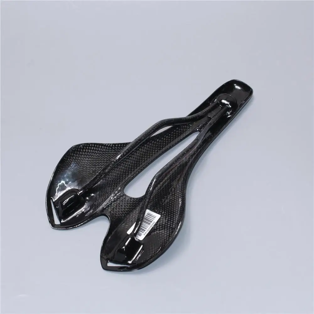 3K Full Carbon Fiber Bicycle Saddle MTB Road Bike Seat Ultra Light Cycle Equipment Matte/ Glossy 270x143mm