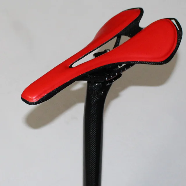 3K Full Carbon Fiber Bicycle Saddle MTB Road Bike Seat Ultra Light Cycle Equipment Matte/ Glossy 270x143mm