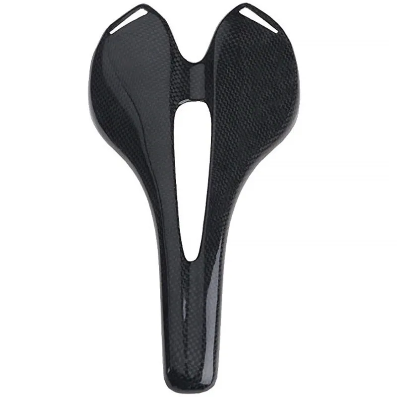 3K Full Carbon Fiber Bicycle Saddle MTB Road Bike Seat Ultra Light Cycle Equipment Matte/ Glossy 270x143mm
