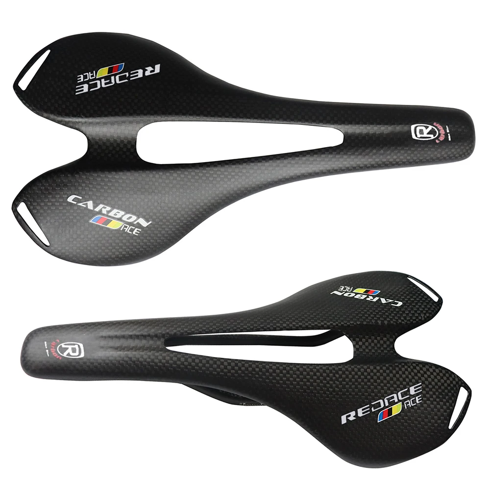 3K Full Carbon Fiber Bicycle Saddle MTB Road Bike Seat Ultra Light Cycle Equipment Matte/ Glossy 270x143mm
