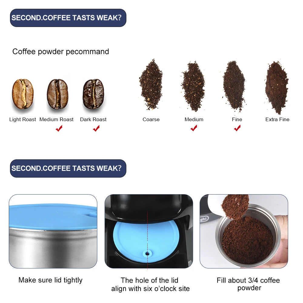 Refillable For Dolce Gusto Capsule Silicone Sleeve Stainless Steel Metal Dolci Gusto Coffee Maker Coffee Scoop Tamper i Cafilas