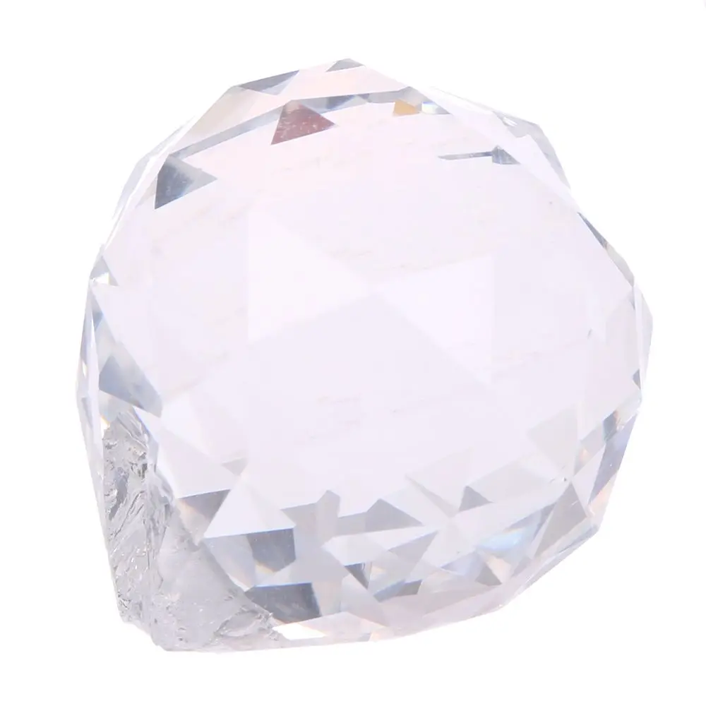 2/3/4/5/6cm Clear Glass Crystals For Chandeliers Faceted Hanging Ball Crystal Drops For Chandelier Parts For Home Decoration