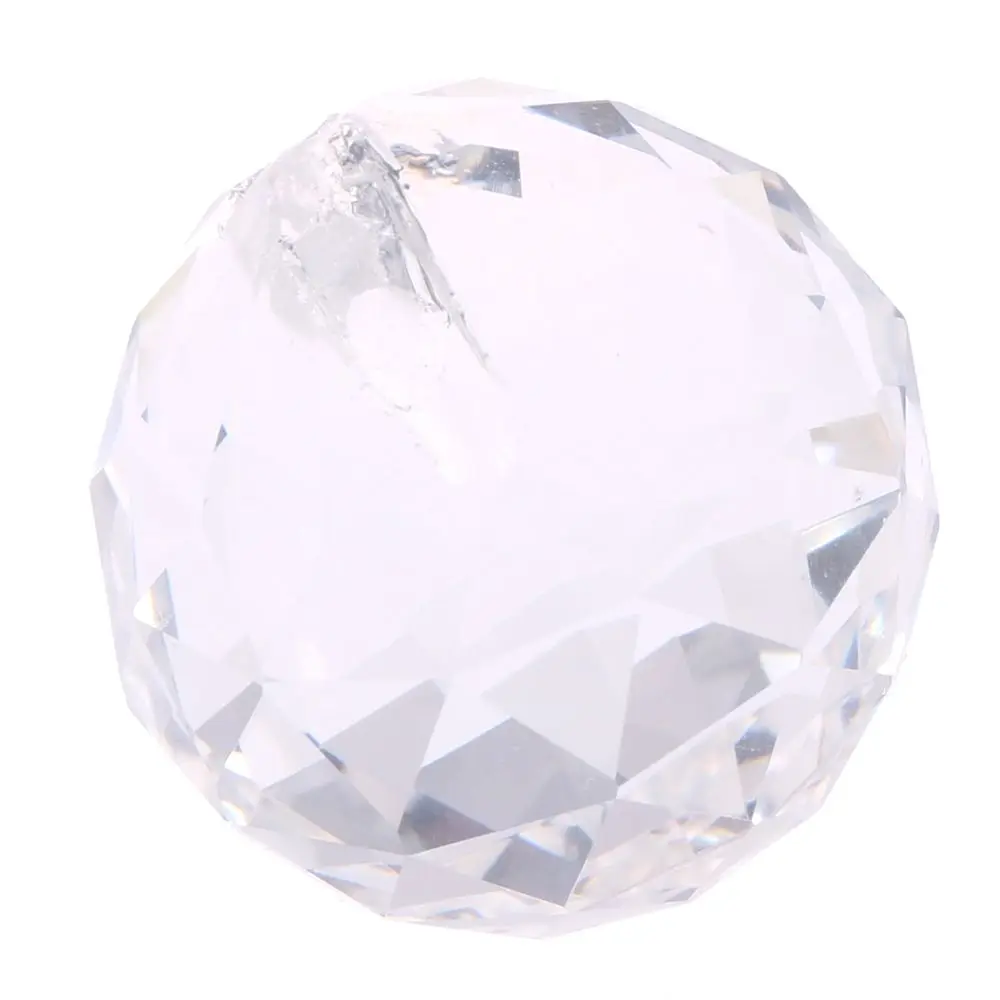 2/3/4/5/6cm Clear Glass Crystals For Chandeliers Faceted Hanging Ball Crystal Drops For Chandelier Parts For Home Decoration