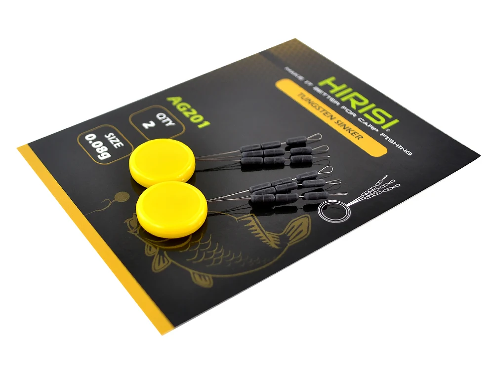 Hirisi 2set Sinkers Hooklink Weights Size 0.05g 0.08g for Carp Fishing Terminal Tackle AG200