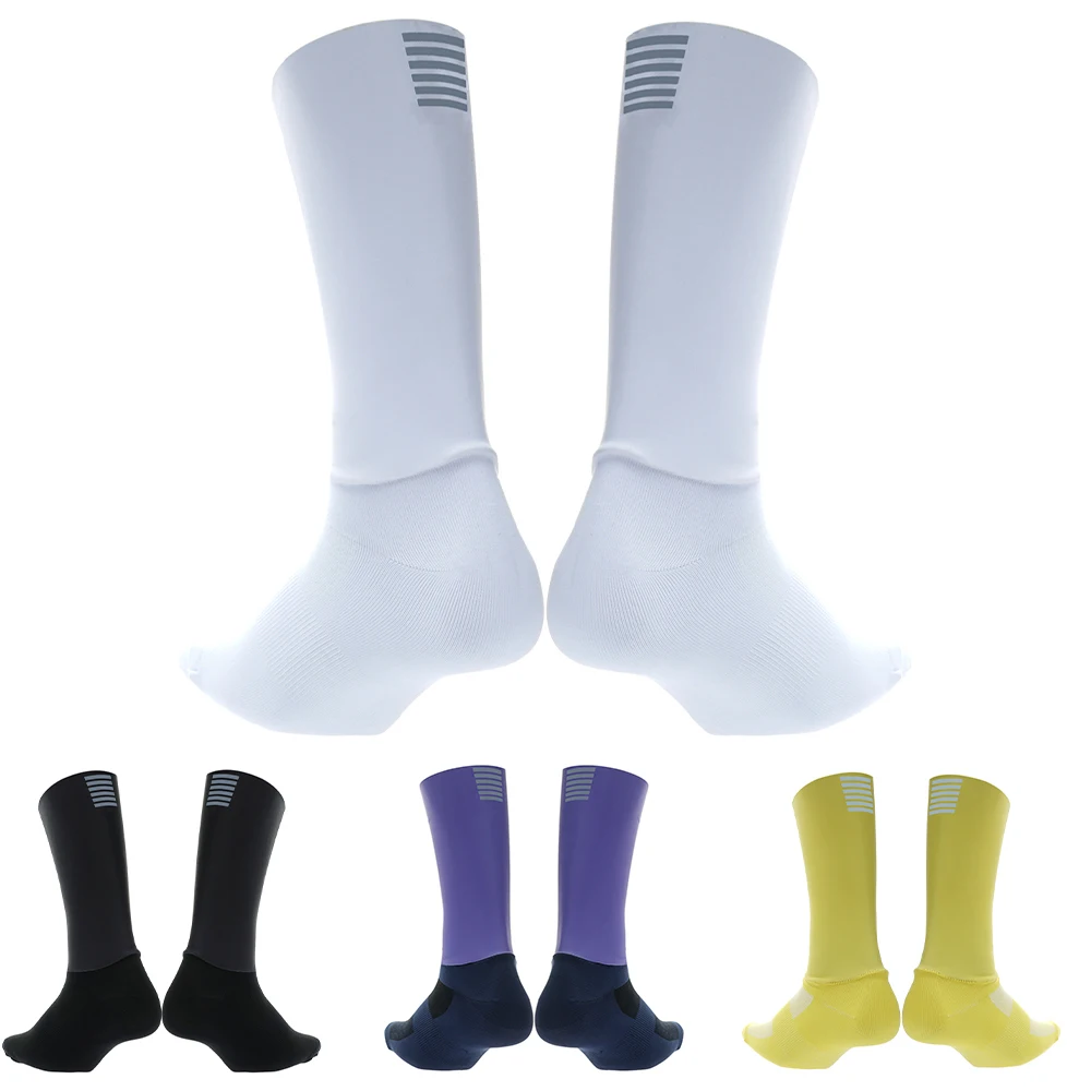 New Anti Slip Seamless Cycling Socks Integral Moulding High-tech Bike Sock Compression Bicycle Outdoor Running Sport Socks