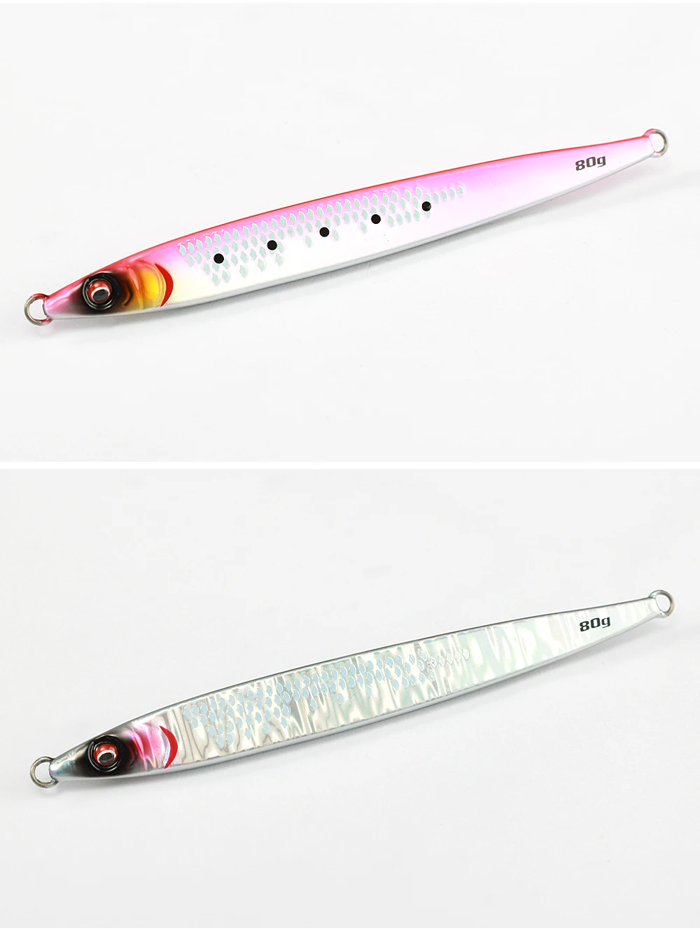 JIGGING PRO Sardine Slider Metal Jig 40g 60g 80g 100g UV Long Cast Saltwater Slow Pitch Jigging Lure Tuna Esca Senuelo