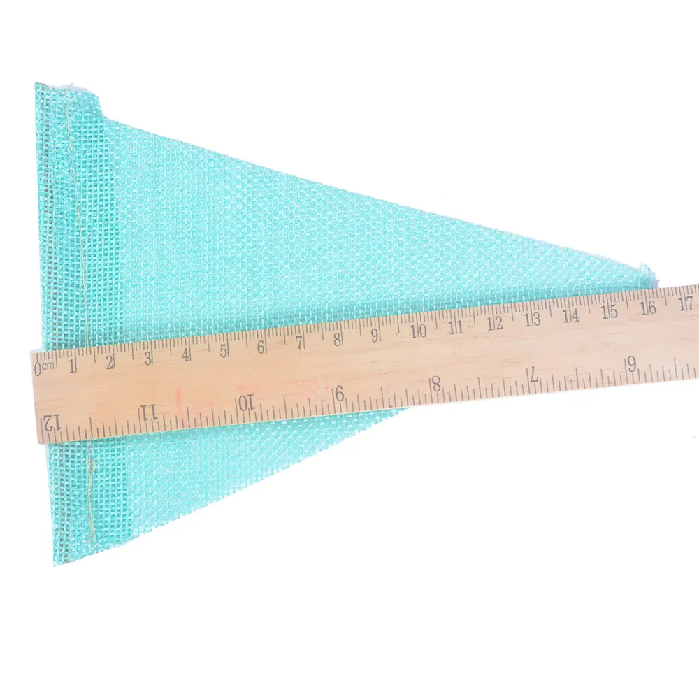 4M Colorful Jute Linen Flags Pennant Birthday Bunting Banners Wall Hanging Wedding Hanging Banner Party Garland for Home Decor