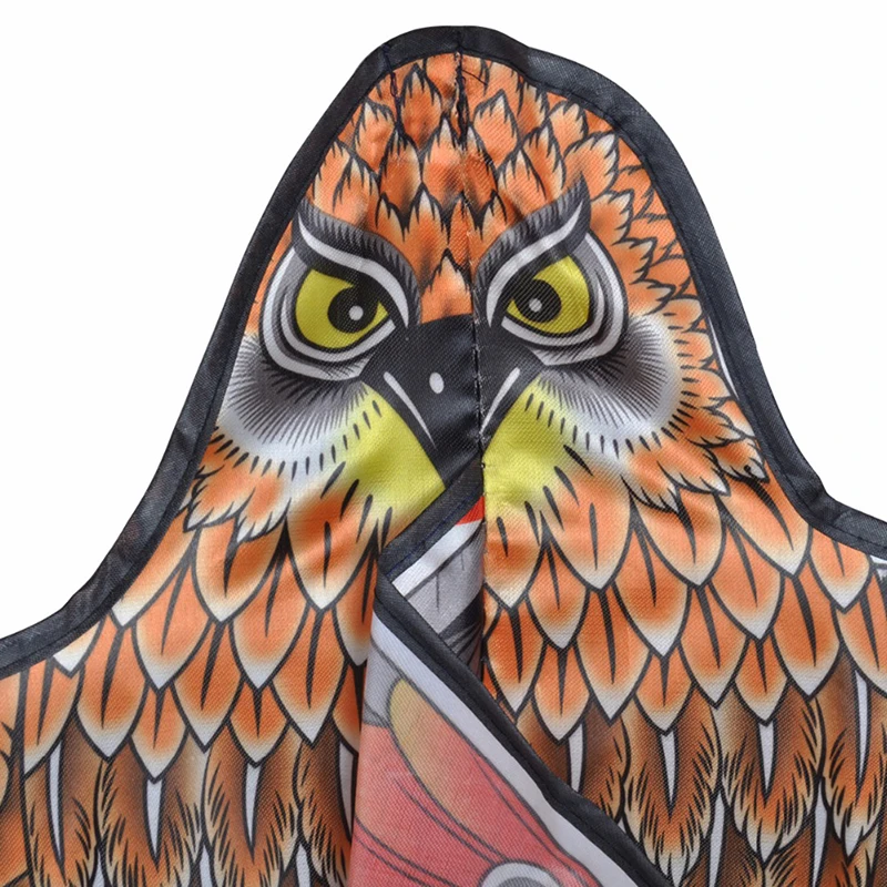 3D 1.1m Flat Eagle Kite Big Fly Bird Kite For Children Flying Bird Kites Windsock Outdoor Toys Cloth Toys For Kids Random Color